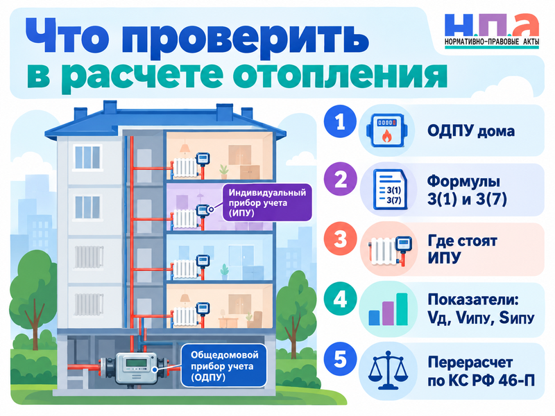 В общедомовое отопление включили тепло чужих квартир - как проверить расчет