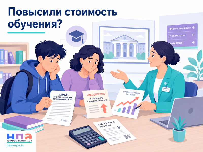 Вуз или колледж повысил стоимость обучения когда можно оспорить новую цену и расторгнуть договор