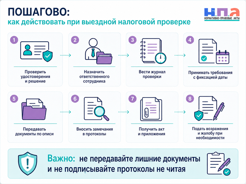 Выездная налоговая проверка как проходит и что вправе требовать инспекторы