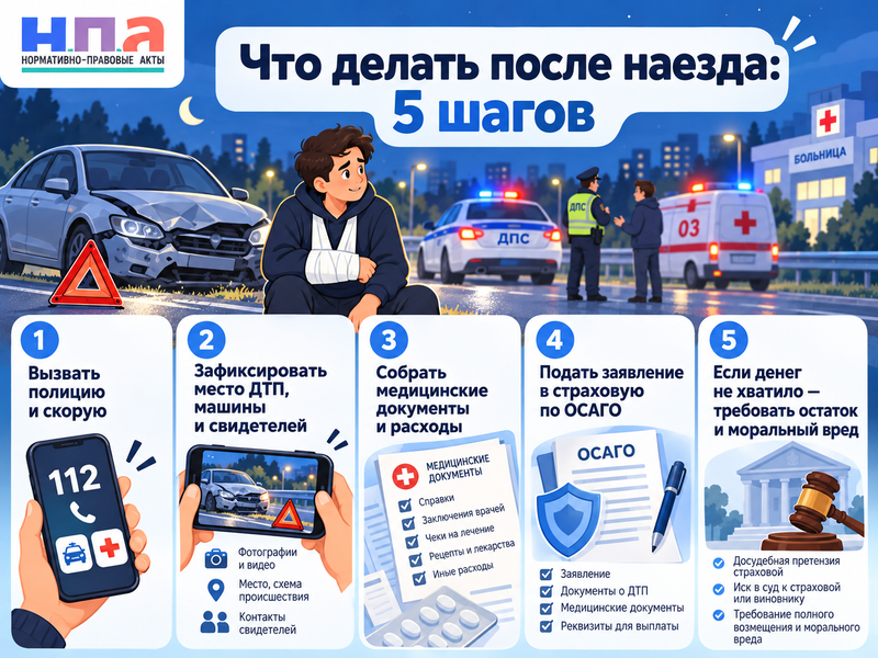 Вышел из сломанной машины и попал под колёса - кто ответит