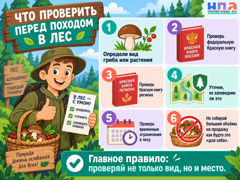 За какие грибы и ягоды могут оштрафовать при сборе в лесу