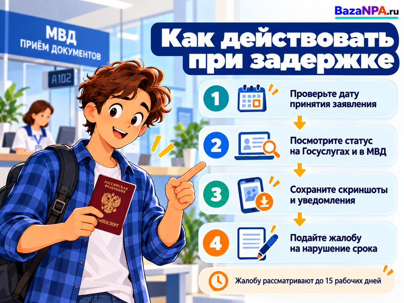 Загранпаспорт не готов в срок - как проверить статус и пожаловаться