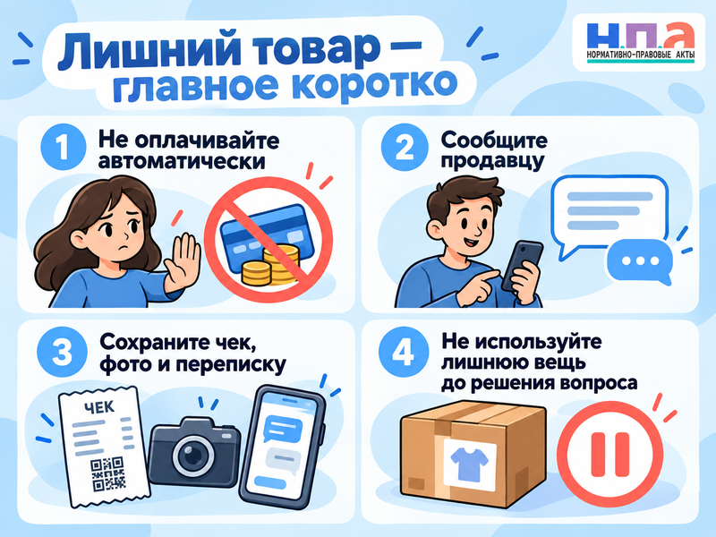 Заказали один товар, а привезли два - можно ли оставить лишний