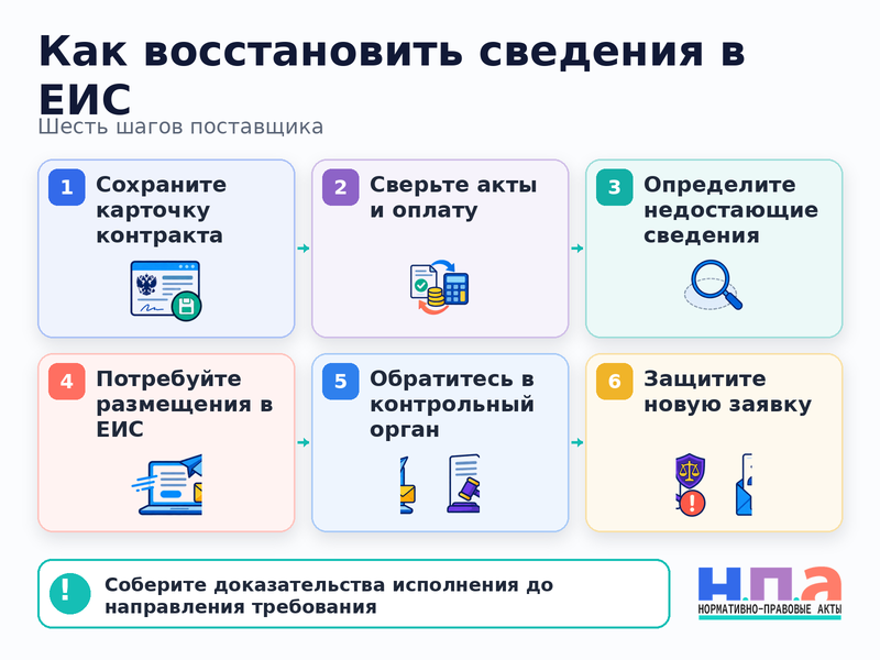 Заказчик не внес сведения об исполнении контракта в ЕИС