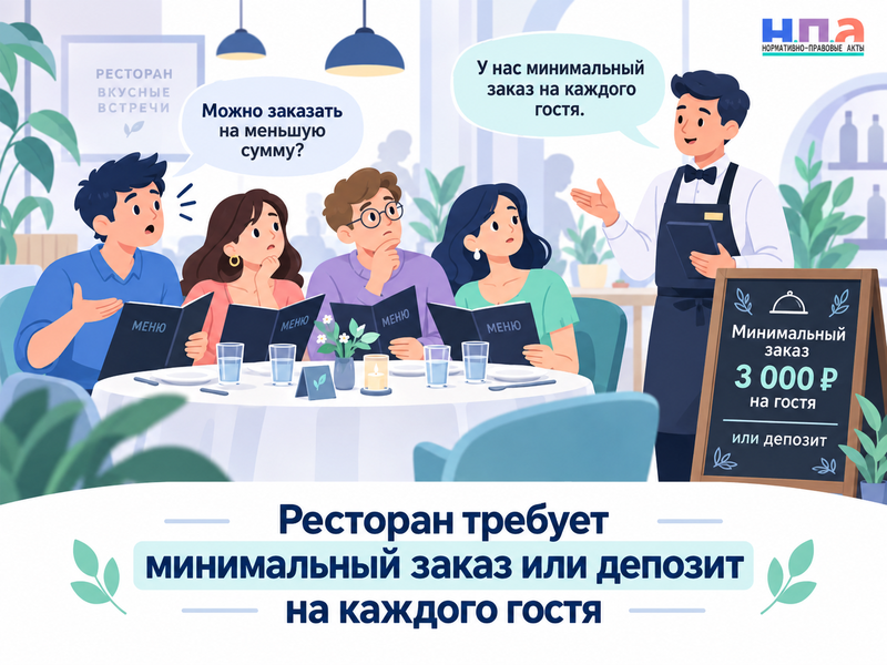 Законен ли минимальный заказ в ресторане