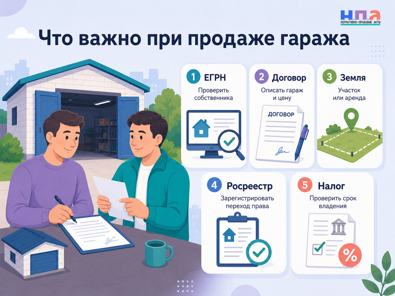 что_важно_при_продаже_гаража